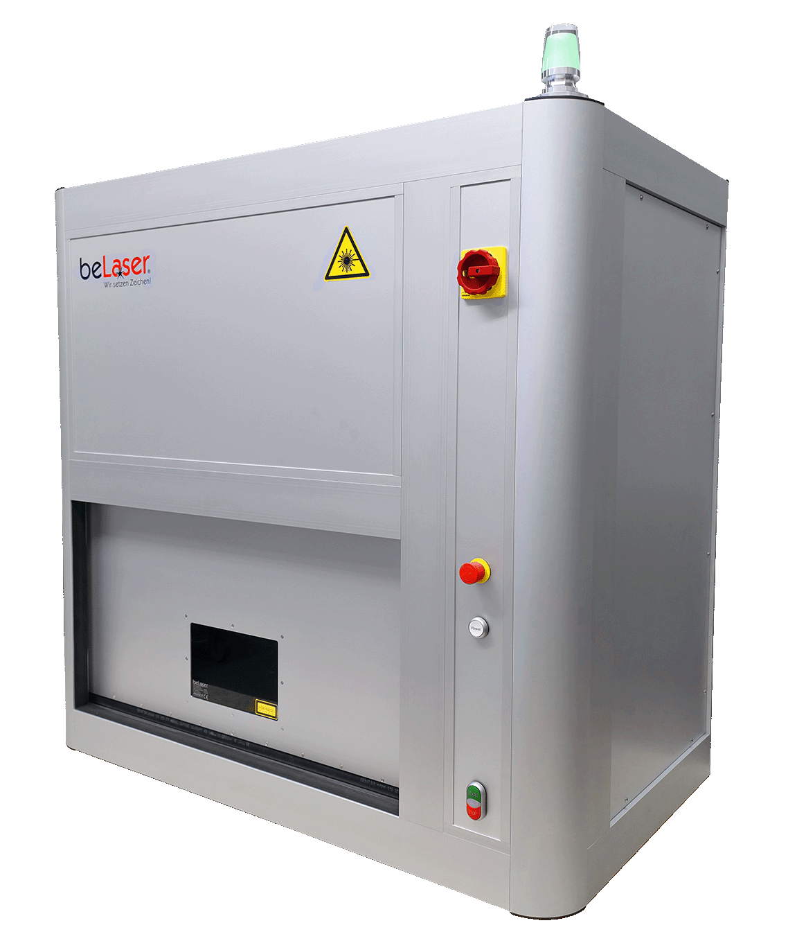 Exterior view of the LMF Pro XL 800 laser marking system