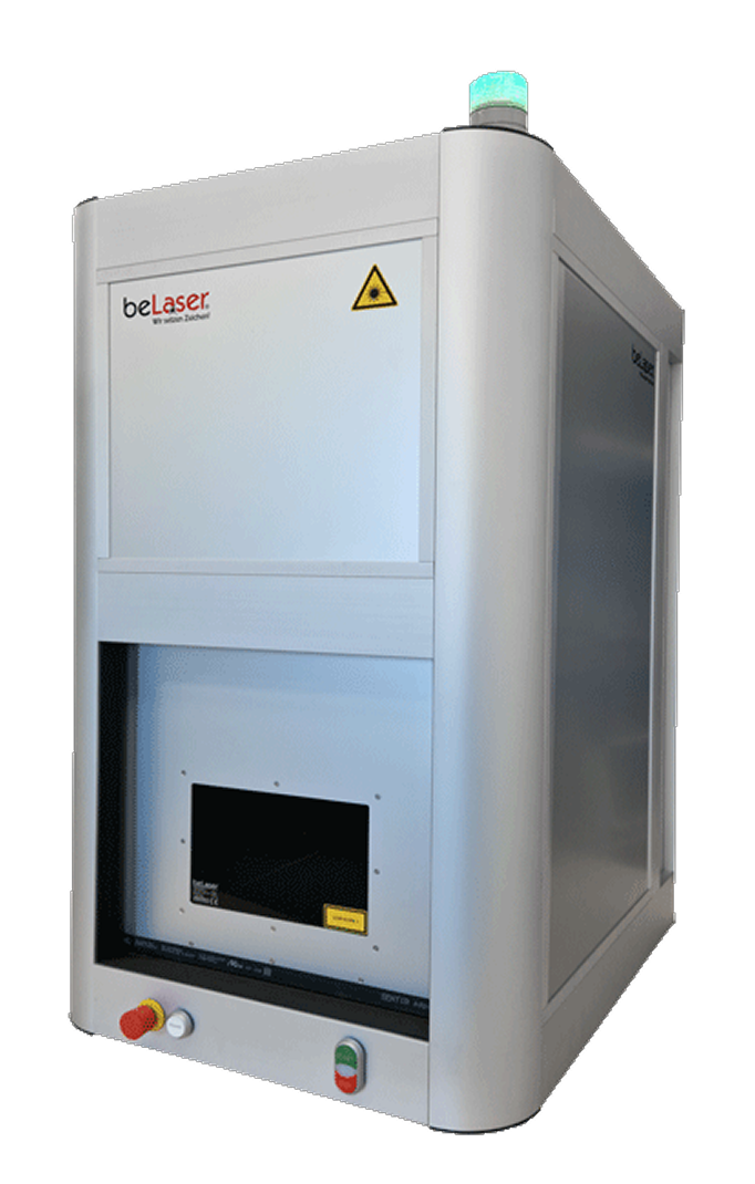 Geschlossene Außenansicht Lasergravierer LMF Pro