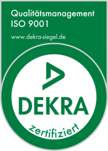 Dekra Seal Quality Management ISO 9001